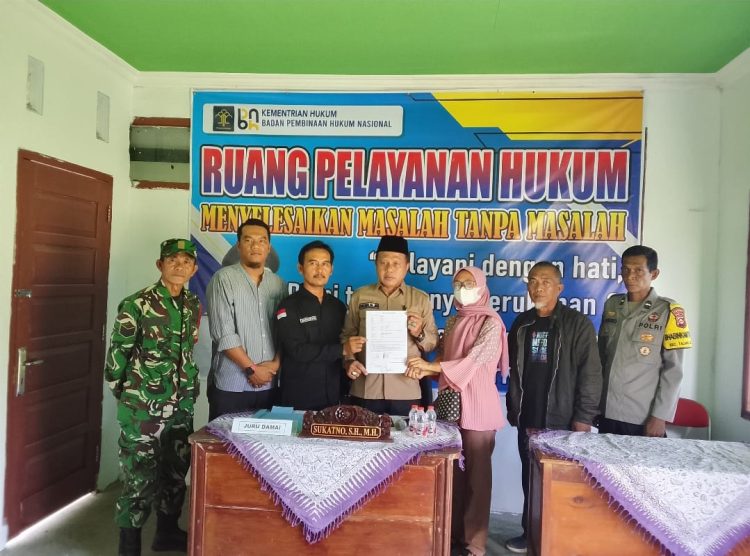 Lagi-Lagi Pos Bankum Talang Buluh Selesaikan Kasus Warga, Jelang Keberangkatan ke Jakarta