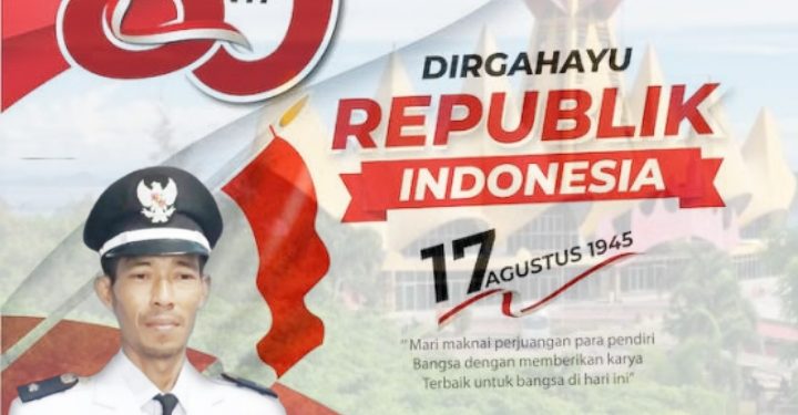 Pemerintah Desa Sukajaya Lempasing, Mengucapkan Dirgahayu Republik Indonesia Ke-80