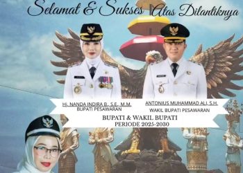 Pemerintah Desa Cilimus Mengucapkan Selamat, Atas di Lantiknya Bupati dan Wakil Bupati Pesawaran Periode 2025-2030