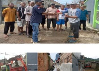 Warga Sukajaya Darat Ambil Langkah Normalisasi Sungai Secara Swadaya