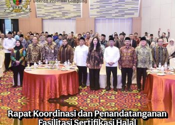 Anggota Komisi V Hadiri Rapat Koordinasi dan Penandatanganan Fasilitas Sertifikat Halal