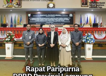 Rapat Paripurna DPRD Provinsi Lampung