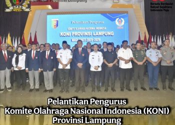 Diwakili Anggota Komi V Ketua DPRD Hadiri Pelantikan Pengurus Olahraga Nasional Indonesia