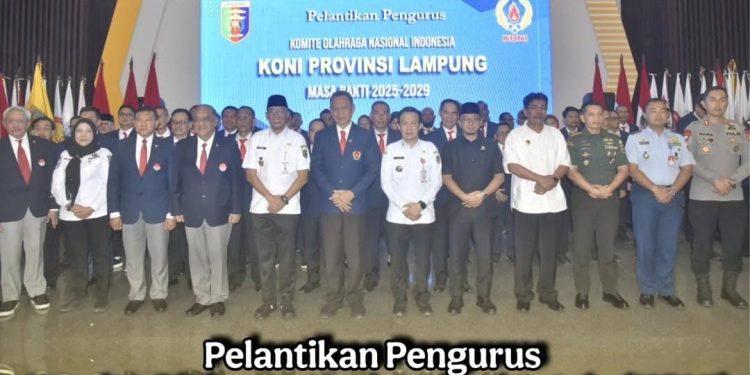 Diwakili Anggota Komi V Ketua DPRD Hadiri Pelantikan Pengurus Olahraga Nasional Indonesia