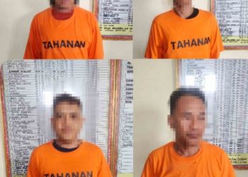 Polisi Tangkap Empat Pelaku Pengeroyokan Brutal di Way Panji, Korban Alami Luka Serius
