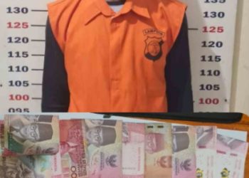 Polisi Tangkap Pelaku Pencurian Rp13 Juta di Kalianda, Uang Hasil Curian Diamankan
