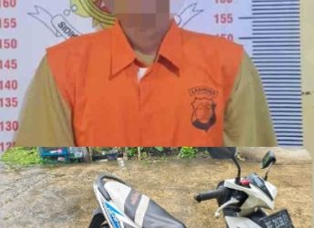 Gadaikan Kendaraan Hasil Pinjaman, Pelaku Penggelapan diamankan Polsek Sidomulyo