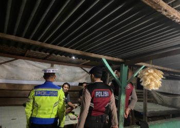 Sat Samapta Polres Banyuasin Gelar Patroli Terpadu, Jaga Kondusivitas Malam Warga ‎