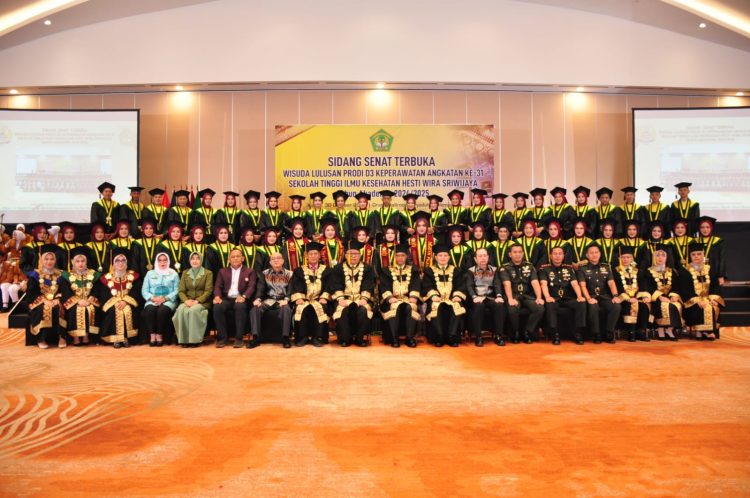 Wisuda Program Studi D-3 Keperawatan Angkatan XXXI T.A 2024-2025 STIKES Hesti Wira Sriwijaya