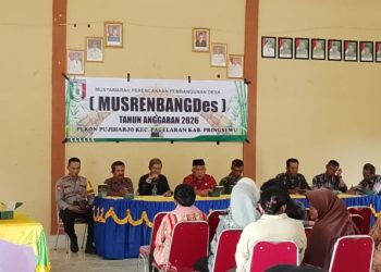 Pekon pujiharjo kecamatan pagelaran adakan ( MUSRENBANGDES)