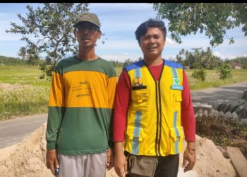P3A Tirto Sari, Pekon Lugusari Realisasikan Peningkatan Jaringan Irigasi