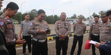 Korlantas Polri Lakukan Survei Persiapan Angkutan Natal dan Tahun Baru di Bakauheni
