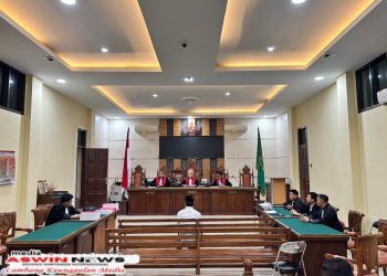 JPU Kejari Pringsewu Bacakan Tuntutan terhadap Terdakwa Heri Iswahyudi dalam Perkara Korupsi Dana Hibah LPTQ TA 2022