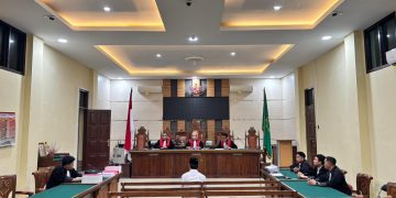 JPU Kejari Pringsewu Bacakan Tuntutan terhadap Terdakwa Heri Iswahyudi dalam Perkara Korupsi Dana Hibah LPTQ TA 2022