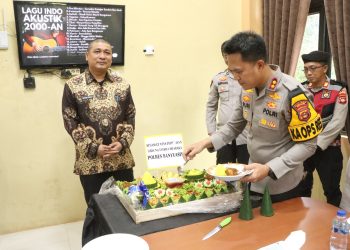 Polres Banyuasin Laksanakan Gelar Peletakan batu pertama dan Peresmian gedung propam Tathya Dharaka