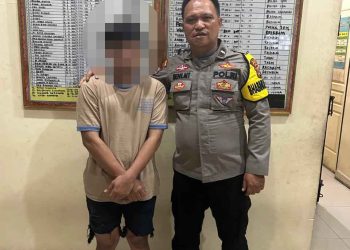 Bhabinkamtibmas Polsek Kalianda Tangkap Buronan Kasus Rp600 Juta di Pulau Sebesi