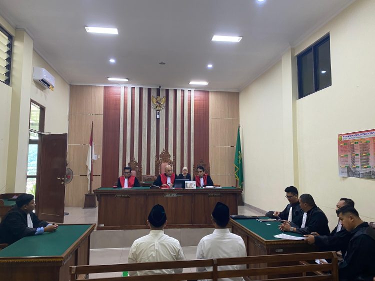 JPU Kejari Pringsewu Bacakan Dakwaan Perkara Tipikor Pengelolaan APBPekon Pekon Sukoharjo III Barat TA 2023