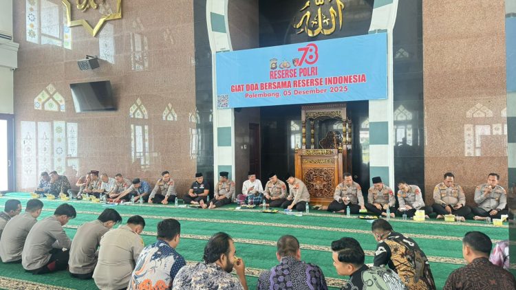 Peringati HUT ke-78 Reserse Polri, Jajaran Reserse Polda Sumsel gelar Doa Bersama