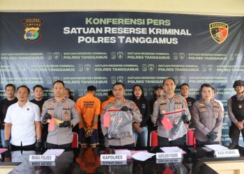 Polres Tanggamus Tetapkan Dua Tersangka Curas Disertai Pembunuhan di Pugung