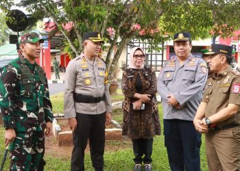Polres Banyuasin Gelar Apel Pasukan Operasi Lilin Musi 2025, Siap Amankan Arus Mudik dan Balik