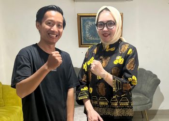 DPD RI Eva Susanti Rangkul DPC PJS Banyuasin, Tegaskan Pers Garda Demokrasi