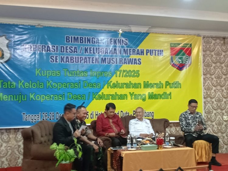 Bimtek Koperasi Merah Putih Musi Rawas Tegaskan Inpres 17/2025: Lebih Baik Ditekan Sekarang daripada Berhadapan dengan Hukum