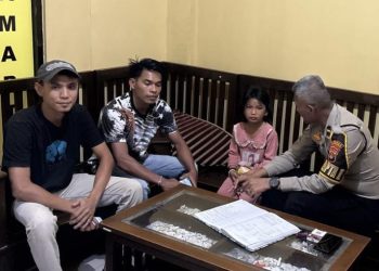 Pamapta II Polres Tanggamus Tangani Penemuan Anak Perempuan di Kota Agung Timur