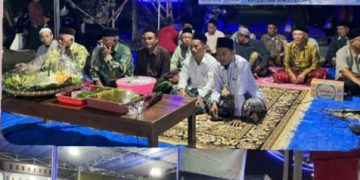 Warga Desa Bumi Asih Tasyakuran Jalan Sekaligus Hari Jadi Desa ke-20
