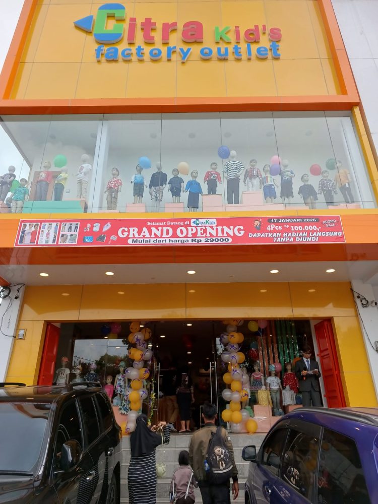 Hadirkan Fashion High-End Harga “Kaki Lima”, Citra Kid’s Factory Outlet Resmi Ekspansi ke Palembang