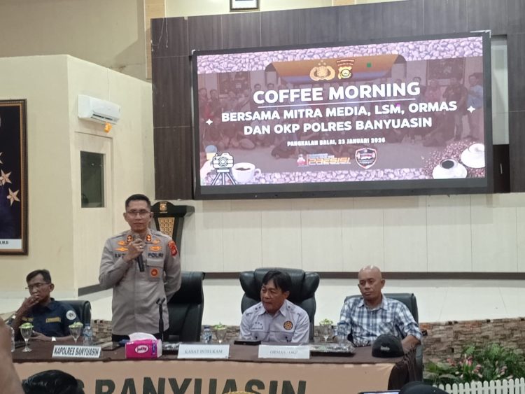 Kapolres Banyuasin Perkuat Sinergi Pers dan Ormas Demi Kamtibmas Kondusif