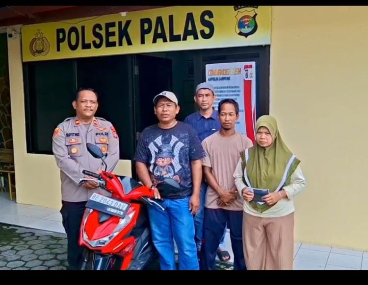 Polsek Palas Tangkap Dua Pelaku Curanmor, 2 Unit Motor Korban Berhasil Dikembalikan ke warga
