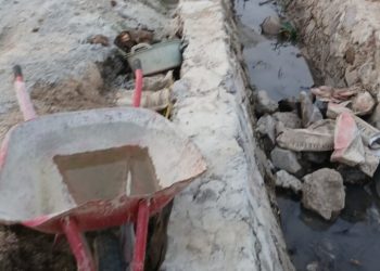 Proyek Siluman Revitalisasi Saluran Irigasi  Way Nenep di Pekon Tambah Rejo Diduga  Rendah Kualitas