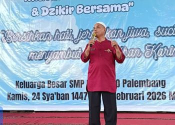 SMPN 10 Palembang: Khataman Al-Qur’an &   Dzikr “Bersihkan Hati, Jernihkan Jiwa, Menyambut Ramadhan Karim”