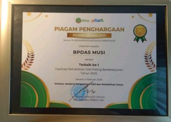 BPDAS Musi Raih Tiga Penghargaan pada PDASRH Award 2025 di Jakarta