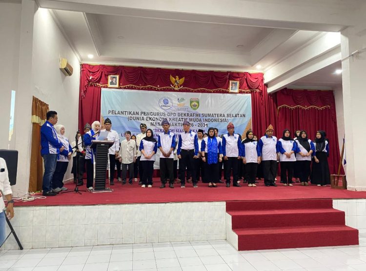 Dipimpin Kotri Juliana, DEKRAFMI Sumsel Siap Bangun Ekonomi Kreatif 