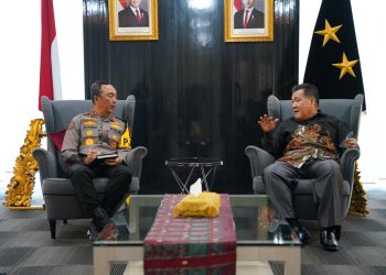 Irjen Pol Dr. H. Sandi Nugroho, S.I.K., S.H., M.Hum. Terima Audiensi FKUB, MUI, dan LDII di Polda Sumsel
