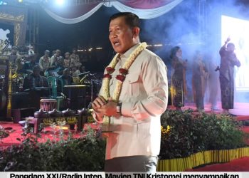 Anggota DPRD Provinsi Lampung M. Rahmat Visa Ridi Arifin Hadiri kegiatan Pentas Seni dan Budaya Kodam XXI/Radin Inten