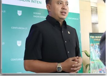 Garinca Reza Pahlevi, S.I.Kom., M.M., Wakili Ketua DPRD Provinsi Lampung, Hadiri Kegiatan Launching Aplikasi Centurion-21