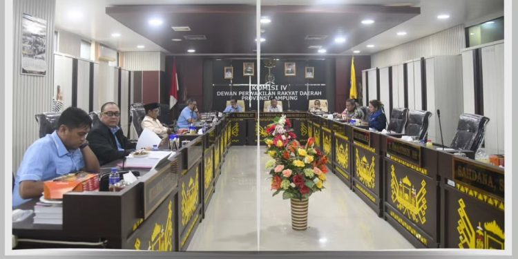 Komisi IV DPRD Provinsi Lampung Gelar Rapat Dengar Pendapat (RDP) Bersama Dinas Perhubungan Provinsi Lampung Dan PT Pelindo Regional 2 Panjang