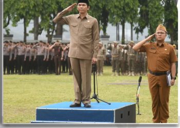 Wakil Ketua Komisi I DPRD Provinsi Lampung, Ade Utami Ibnu, S.E., Memimpin Secara Langsung Upacara Bersama Forum Komunikasi Pimpinan Daerah (Forkopimda)