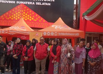 PDI Perjuangan Sumsel Gelar Bazar Ramadan Kerakyatan, UMKM Gratis Lapak dan Sembako Ditebus Murah