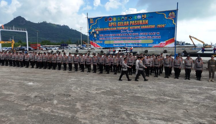 Operasi Ketupat Krakatau 2026 Dimulai, Kapolres Lamsel Tekankan Sinergi dan Pelayanan Prima