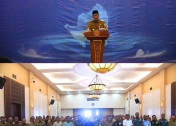 Ketua DPRD Provinsi Lampung A. Giri Akbar, S.E., MBA, Hadiri High Level Meeting (HLM) Tim Pengendalian Inflasi Daerah (TPID)
