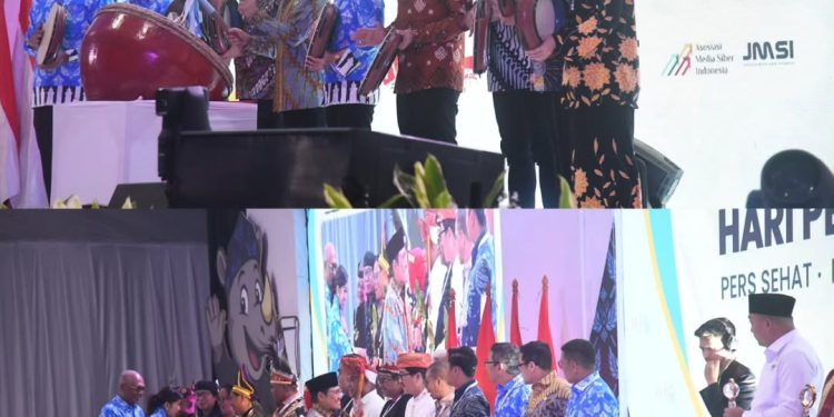Ketua DPRD Provinsi Lampung A. Giri Akbar, S.E., M.B.A. Hadiri Puncak Peringatan Hari Pers Nasional (HPN) Tahun 2026
