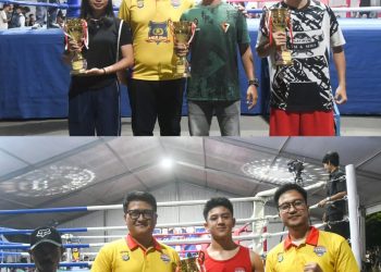Ketua DPRD Provinsi Lampung yang juga Ketua PERBATI Provinsi Lampung, A. Giri Akbar, S.E., M.B.A., Hadiri Sekaligus Berikan Sambutan Pada Acara Penutupan Kejuaraan Tinju Amatir