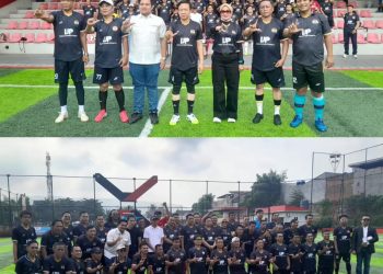 Anggota Komisi I DPRD Provinsi Lampung, M. Rahmat Visa Ridi Arifin, hadir dalam Turnamen Mini Soccer Ikatan Jurnalis Pemprov (IJP)