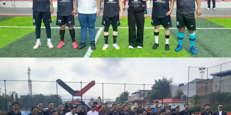 Anggota Komisi I DPRD Provinsi Lampung, M. Rahmat Visa Ridi Arifin, hadir dalam Turnamen Mini Soccer Ikatan Jurnalis Pemprov (IJP)