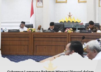 Ketua DPRD Provinsi Lampung A. Giri Akbar, S.E., M.B.A., bersama Gubernur Lampung Rahmat Mirzani Djausal, S.T., M.T., Ikuti Rapat Koordinasi Kesiapan Angkutan Lebaran Tahun 2026