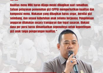 Pemerintah pusat memastikan Program Makan Bergizi Gratis (MBG) tetap berjalan selama bulan Ramadan.