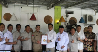 Surat mandat Resmi : M. Rangga Putra Hakim Pimpin DPC Gerindra Tanggamus Berdasarkan Keputusan Pusat